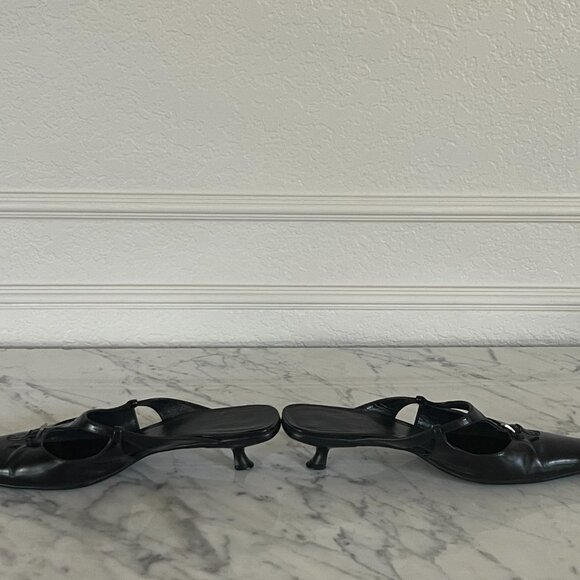 Prada Leather kitten heel mules - Size 7.5 - Picture 4 of 9